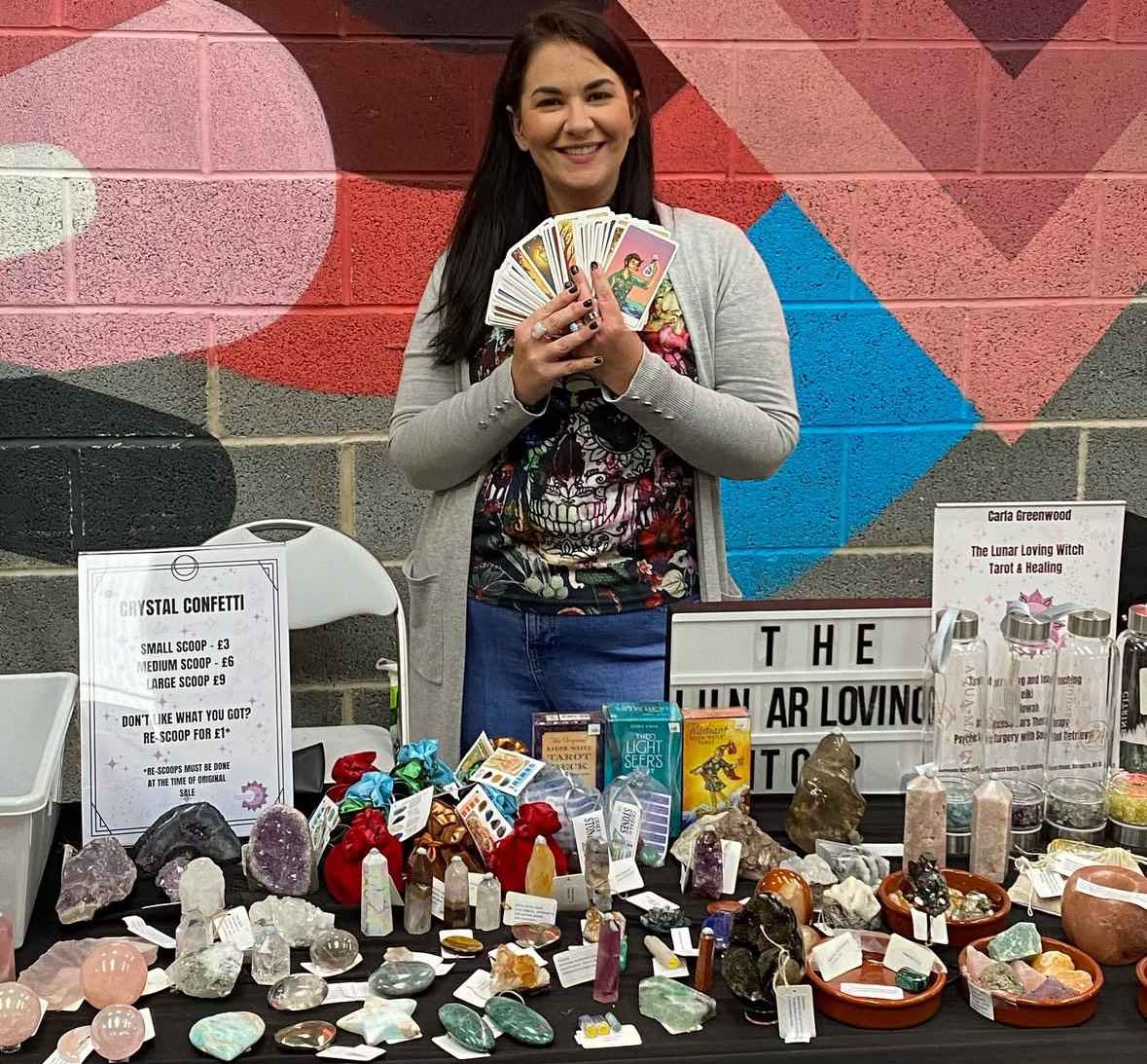 Local witch and Reiki Master, Carla Greenwood