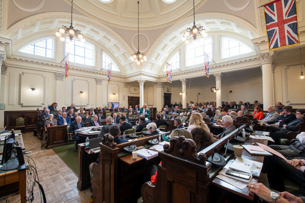 Members of North Yorkshire Council at a meeting in Northallerton. An independent panel that annually reviews allowances paid to North Yorkshire councillors has proposed a rise linked to the rate of inflation