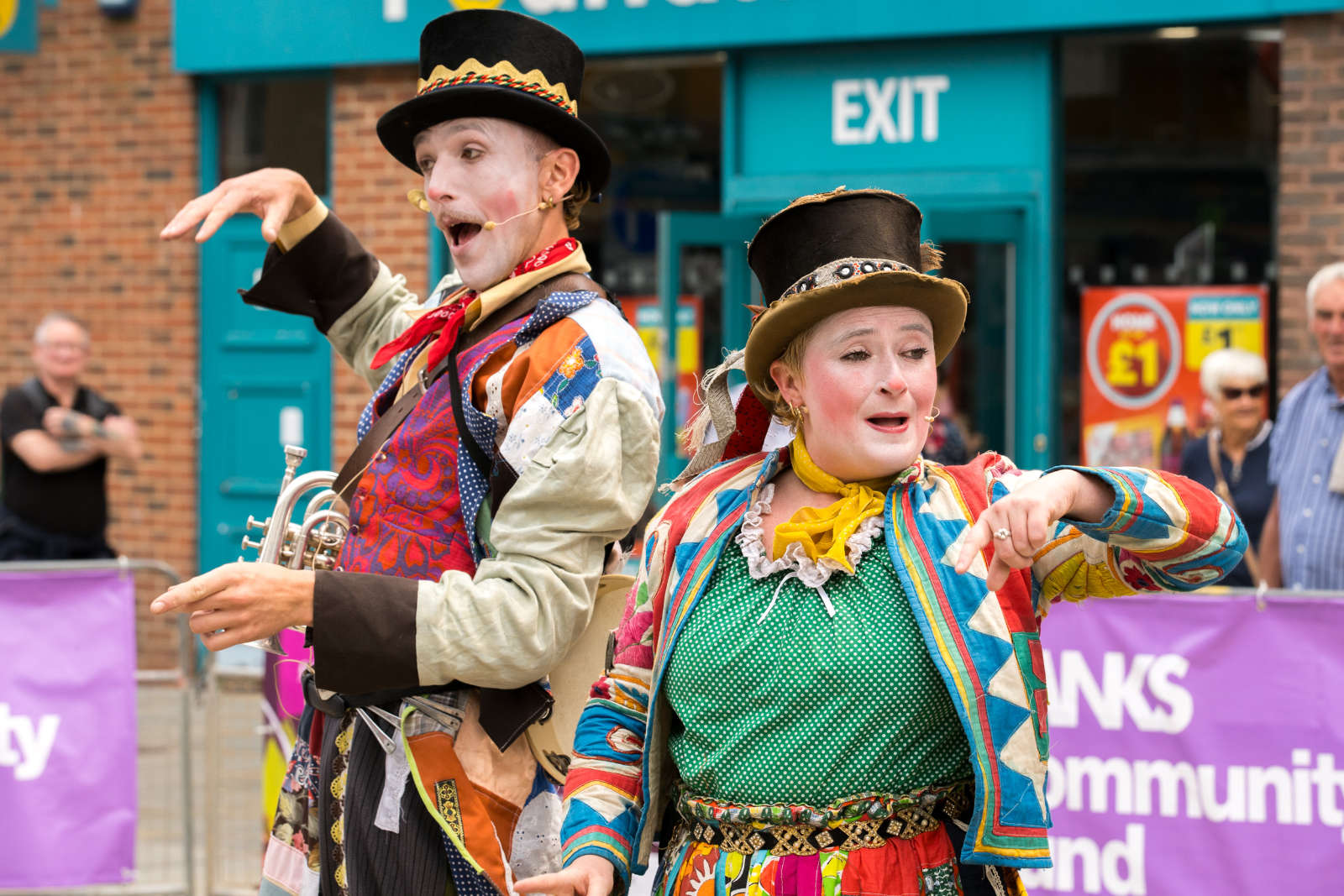 Performers take to Scarborough town centre as part of a previous Scarborough Streets event. The festival returns on October 11 and 12