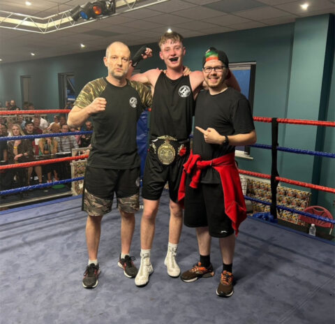 Eddie Large Scotton boxing