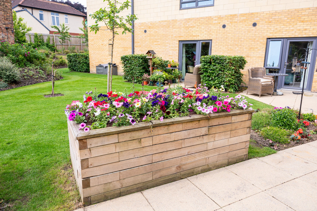 Care UK’s Harcourt Gardens, on Harcourt Road, achieved the Silver Award in this year’s Harrogate in Bloom Awards