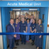 Jonathan Coulter, Chief Executive at HDFT (far left), officially opens Harrogate District Hospital’s new state-of-the art Acute Medical Unit