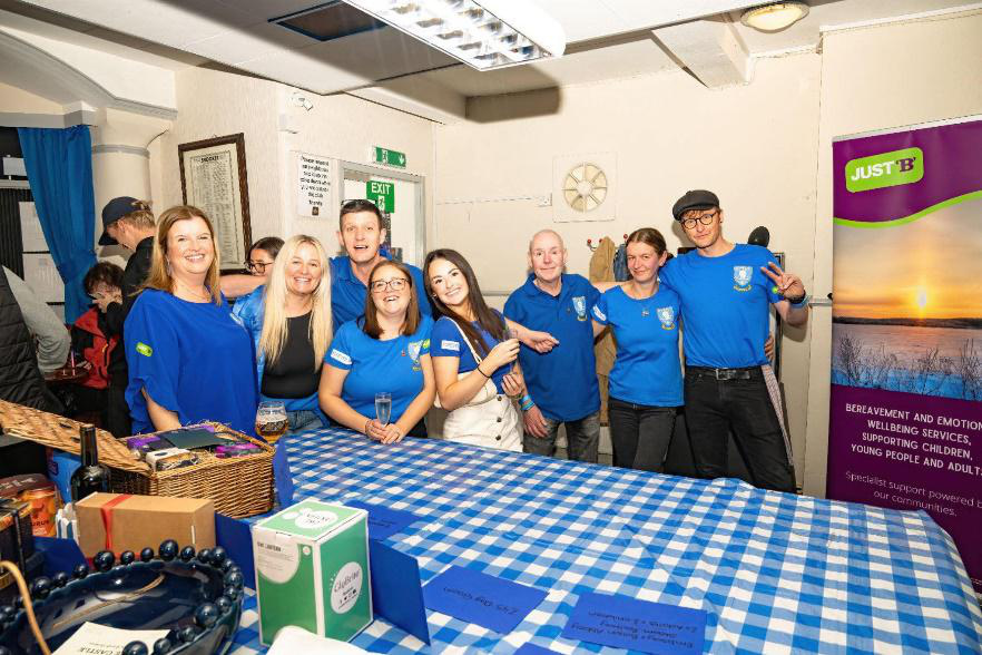 Bailey’s friends and family who came together in support of Just ‘B’.