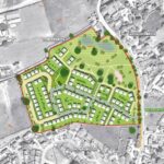 [IMAGE CREDITS - BELLWAY]: The concept masterplan for the site west of Ripon Road in Killinghall, which Bellway is proposing for around 120 new homes