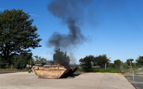 burning waste harrogate