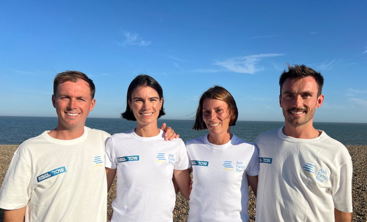 Team AFR (l-r) Henry, Camilla, Charlotte and James.
