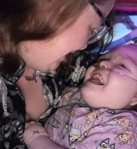 Sophie and Alayna Bateson, who are supported by Martin House