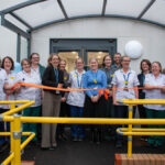 Claire Arditto, National Head of Allied Health Professionals (AHP) at NHS England officially opens the Willow Therapy Unit at Harrogate District Hospital