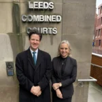 Kirsty Brimelow KC and Sir Alec Shelbrooke MP at Leeds Combined Courts