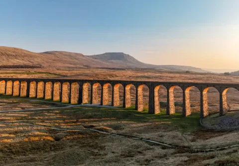 The Ribblehead Viaduct, part of the Settle Carlisle line - photo by Jess Shade, finalist in the 2025 Settle Carlisle Photographic competition.