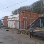 The exterior of the public conveniences on Royal Parade in Filey. The toilets and an adjacent café have been closed to the public after structural engineers identified serious structural issues at the site.