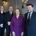 Alison Walker, Karl Dembicki, Rachel Tunnicliffe and Sam Jenner, Raworths