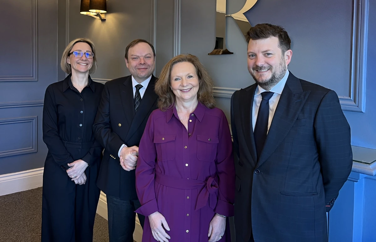 Alison Walker, Karl Dembicki, Rachel Tunnicliffe and Sam Jenner, Raworths