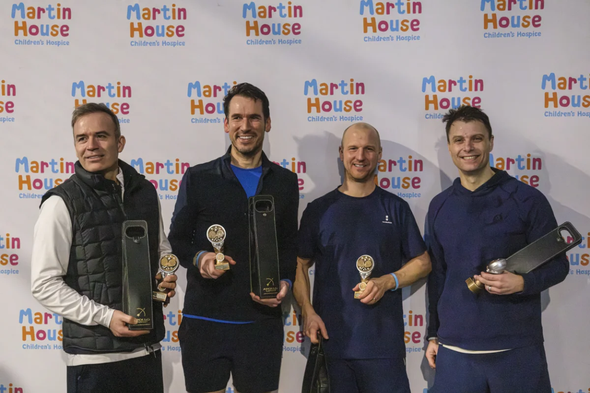 Tournament winners Alexis Twigg, Richard Watts, Matt Welsh and Dan Ross.