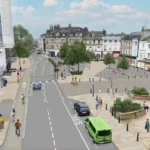 An artist’s impression of Station Parade as part of the Harrogate Gateway scheme.