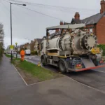 Heslington Lane Fulford gulley clearing March 2026