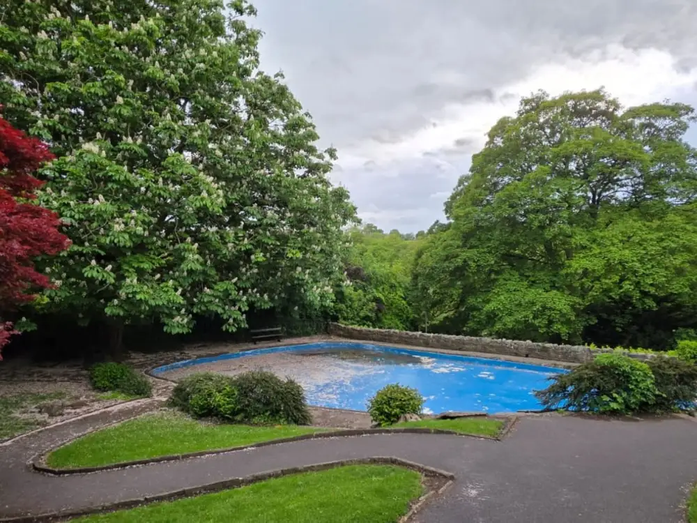 Bebra Gardens paddling pool in Knaresborough pictured recently. Three paddling pools in Harrogate, Knaresborough and Ripon have been temporarily closed to allow checks to be carried out after issues were identified during maintenance