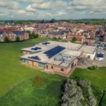 Thirsk and Sowerby Leisure and Wellbeing Hub, which has had 149 solar panels added to its roof.
