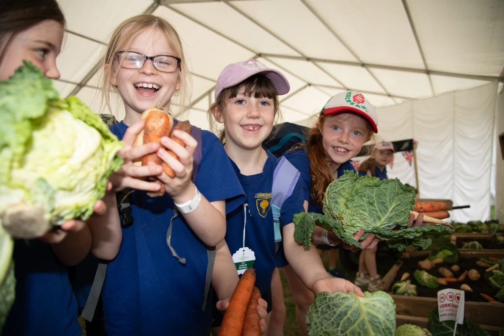 Children enjoying a visit to the Discovery Zone at the Great Yorkshire Show