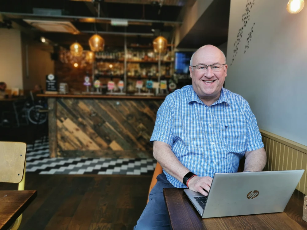 Jeff Kemp - a Volunteer with decades of experience in IT support and problem-solving who helps the project