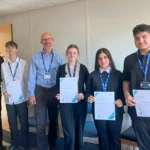 Work Experience Students with Matt Graham, Director of Strategy at HDFT