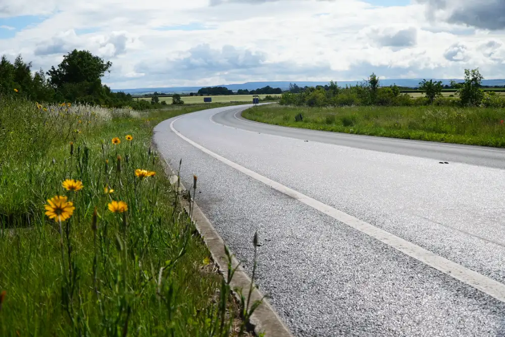 Reclamite treatment on A684 at Leeming Bar