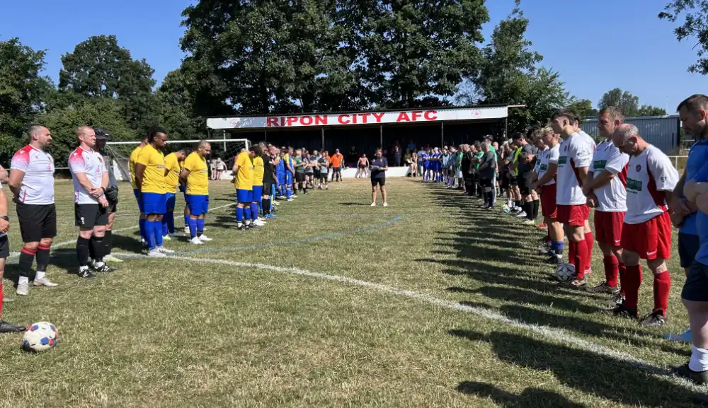 Ripon’s massive vote of thanks in the Portly Pig’s fabulous footie fundraiser