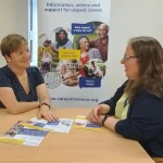 Rachel Waddington and Natalie Baxter from Carers’ Resource