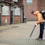 Specialist equipment is used in town centres across North Yorkshire to remove chewing gum from the streets