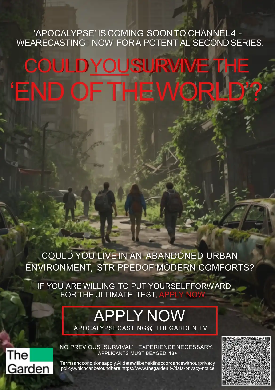 Casting Call: Channel 4's Apocalypse Seeks Contestants