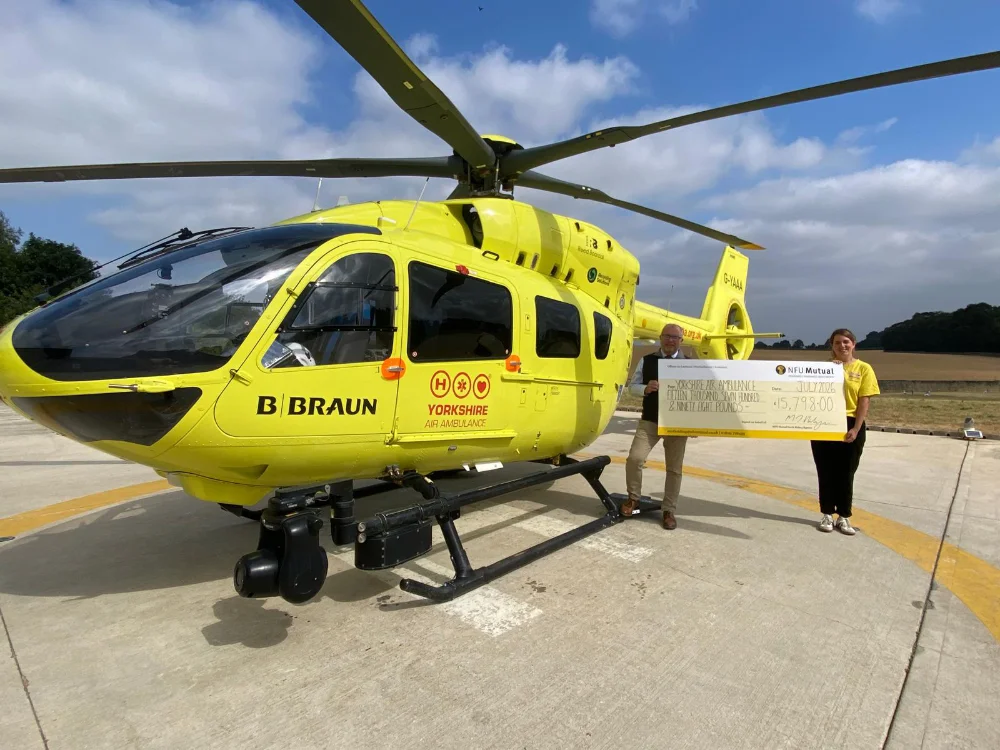 NFU Mutual visit to YAA Nostell